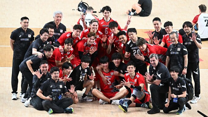 男子日本代表、“ハラハラ”勝利に西田「でも勝ちました！」小野寺「珍しく感情高ぶっちゃいました」【試合後コメント】|TBS NEWS DIG