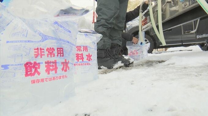 大雪の影響なお続く…県道を全面通行止めにして排雪作業　断水続き風呂に入れず　鳥取県　|　BSSニュース | BSS山陰放送
