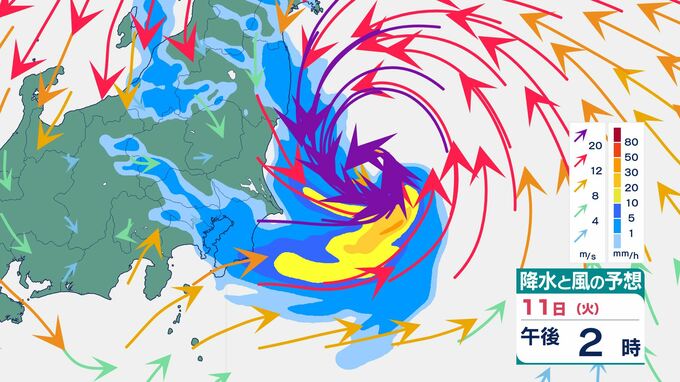 【台風情報】台風15号は発達しながら西進し、11日午後には関東地方に上陸するおそれ　非常に激しい雨が降り局地的に大雨となる所も　極めて珍しい進路で西日本日本海側へ|TBS NEWS DIG