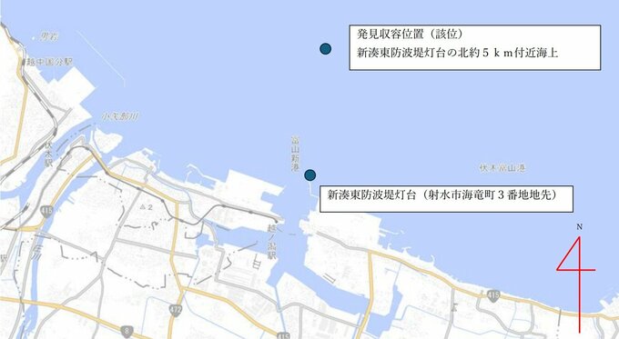 富山湾の沖合で女性の遺体　うつ伏せの状態で漂流、巡視艇が発見　死後相当な日数経過、身元と死因を調査　|　富山のニュース｜天気・防災｜チューリップテレビ