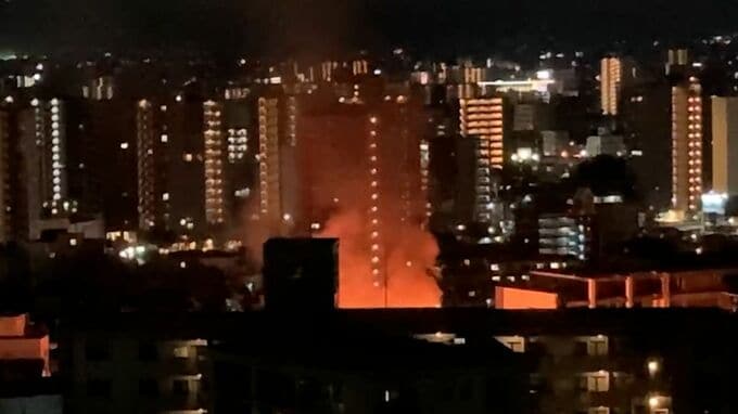 【速報】「家の中でリビングが燃えている」大供表町で火事　火元の住民から通報【岡山】|TBS NEWS DIG