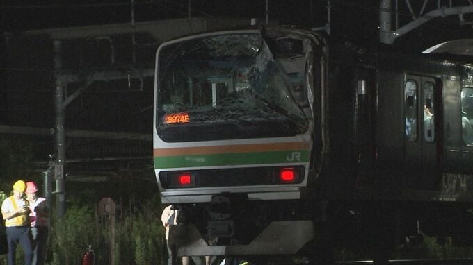 JR東海道線の電柱衝突事故で運輸安全委が調査官派遣　原因調査|TBS NEWS DIG
