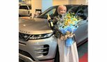 【 橋本志穂 】　新しい愛車「レンジローバー」と笑顔　「ダスティピンクにも見えるこの色が気に入って」|TBS NEWS DIG