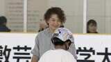 五輪3大会に出場した道廣奈美さんが子どもたちにスケート指導　「国民スポーツ大会冬季大会」に向け体験教室【岡山】　|　岡山・香川のニュース | 天気 | RSK山陽放送