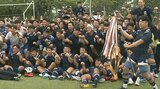 大分県高校総体ラグビー決勝 東明が舞鶴に6トライで圧勝 ライバル対決制す | 大分のニュース|OBS NEWS|大分放送