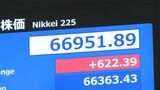 【速報】日経平均 取引時間中の最高値更新　一時600円以上値上がりで|TBS NEWS DIG