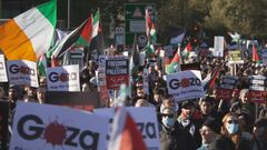 ロンドンで「停戦」求め大規模行進　“休戦記念日”のデモ決行に極右団体らが過激化　100人以上を逮捕| TBS CROSS DIG with Bloomberg