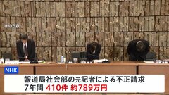 NHK報道局の元記者　経費の不正請求は410件約789万円と認定| TBS CROSS DIG with Bloomberg