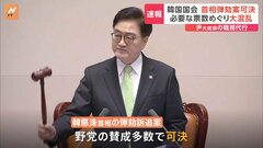 大混乱の韓国国会　ユン大統領の職務を代行するハン・ドクス首相に対する弾劾訴追案が可決　与党は憲法裁判所に仮処分を申し立て| TBS CROSS DIG with Bloomberg