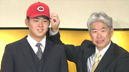 鈴木誠也さんや小園さんなどの重い番号」広島カープドラフト1位仙台