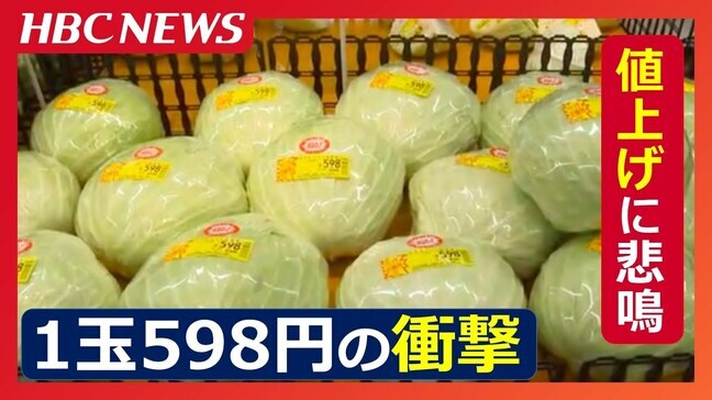 キャベツ1玉598円…2025年も続く食品価格の上昇　パンに冷凍食品、缶チューハイも…4月までに6000品目以上値上げへ|TBS NEWS DIG
