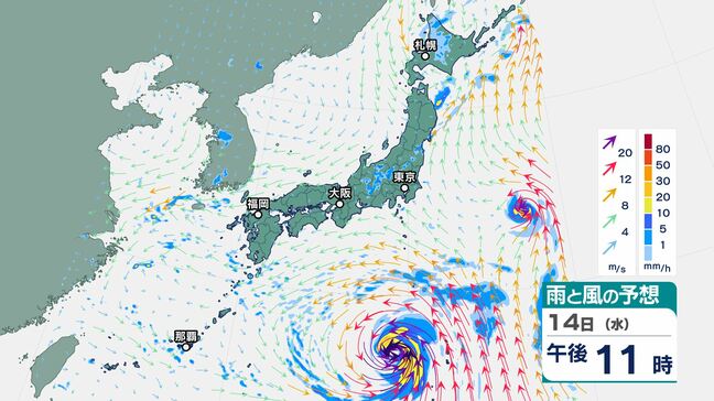 「台風8号」南鳥島近海に発生、進路は？　日本周辺ダブル台風に　台風7号の動き警戒…２つ以上の台風が接近することで生じる「藤原の効果」とは？|TBS NEWS DIG