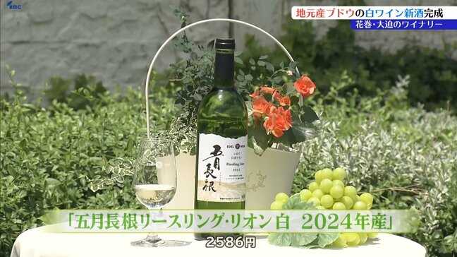 「バランスの取れた味わいに仕上がった」エーデルワイン新酒「五月長根リースリング・リオン白2024年産」出発式　岩手|TBS NEWS DIG
