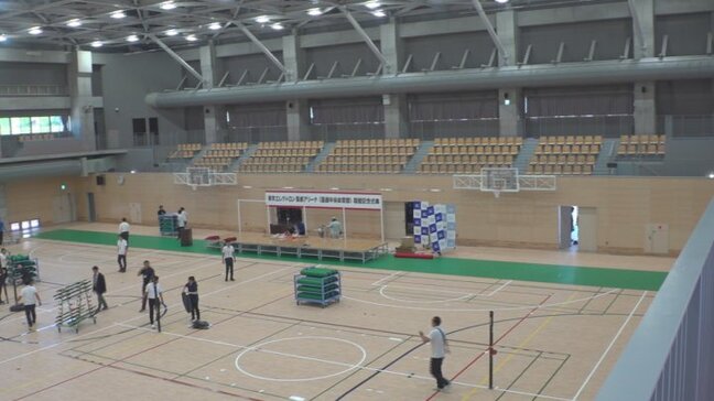 体育館やトレーニングルームなど完備　「東京エレクトロン韮崎アリーナ」完成　9月1日オープン|TBS NEWS DIG