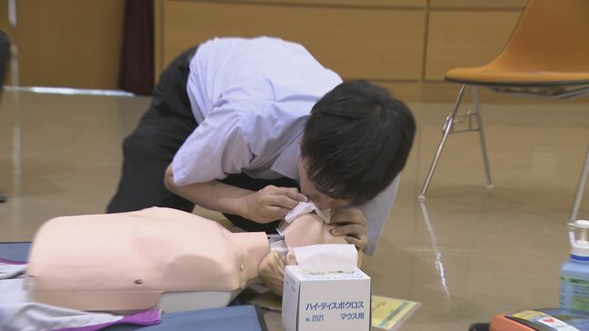 きょうは9月9日…救急の日　山口県職員が「心肺蘇生」学ぶ|TBS NEWS DIG
