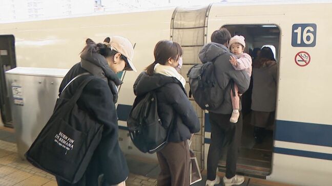 【東海道新幹線】年末年始期間の1日平均輸送量  過去最高の41万2000人  2019年度を上回る  JR東海|TBS NEWS DIG