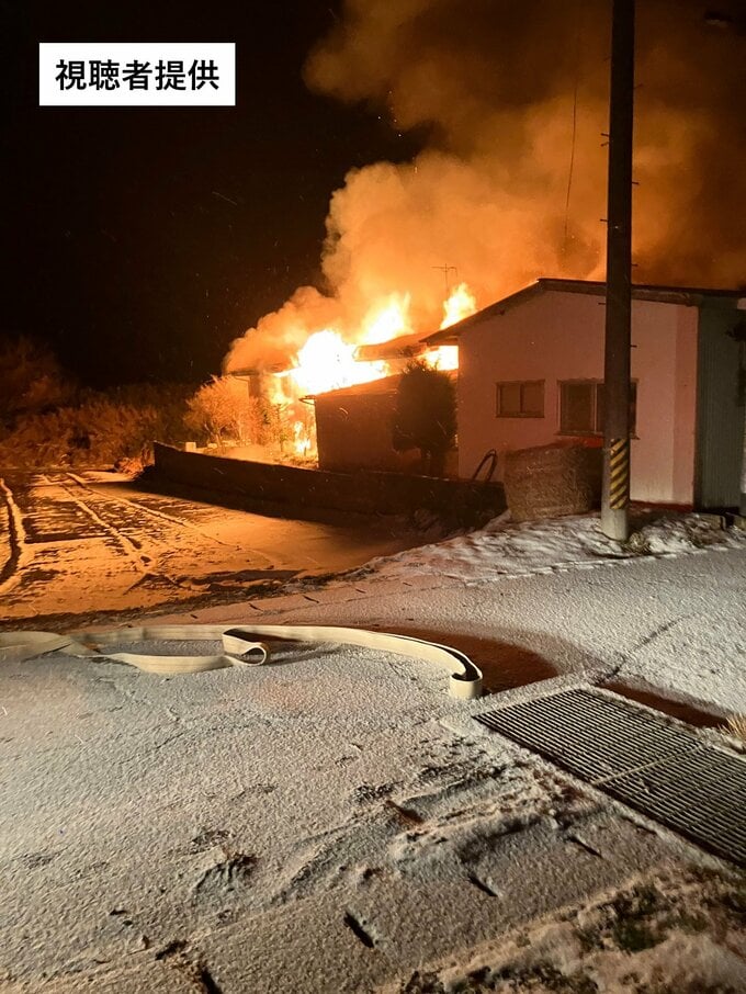 泉崎村で住宅全焼　74歳住人と連絡取れず　警察が安否確認進める　福島　|　福島のニュース│TUF