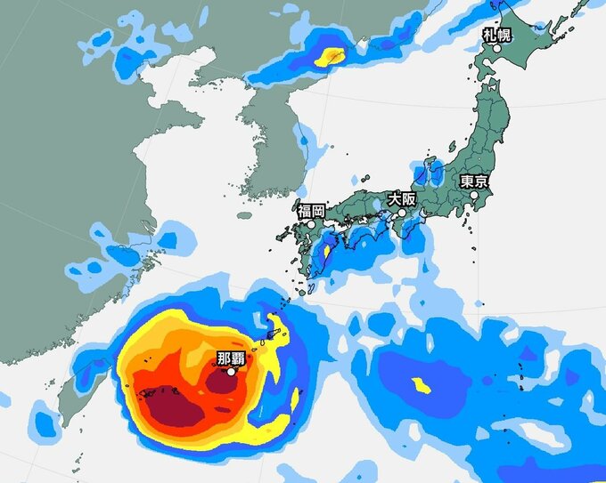 【台風情報】「大型で非常に強い」台風13号（ドルフィン）今後の予想進路は？勢力は？【8月14日（金）までの雨風シミュレーション画像】最大瞬間風速は60m/s（3日午後6時45分・気象庁発表）　|　SBC NEWS | 長野のニュース | SBC信越放送