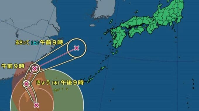 【台風情報】台風２１号　九州直撃で2日（土）は警報級大雨か　気象庁の予想詳しく【4日（月）までの雨・風シミュレーション】16日間天気予報|TBS NEWS DIG