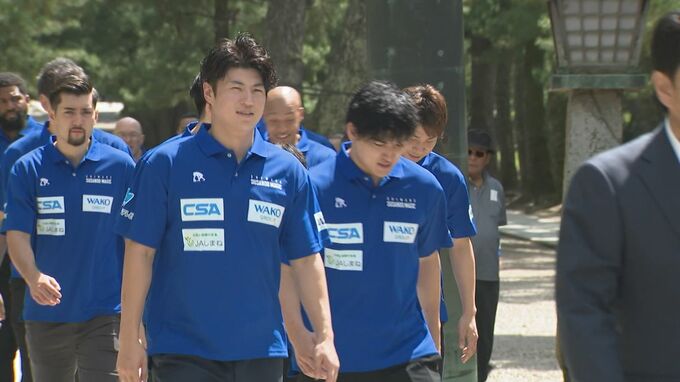 新選手４人が加入！B1新シーズン開幕を前に島根スサノオマジックが出雲大社で必勝祈願　B１制覇 を目指す　|　BSSニュース | BSS山陰放送