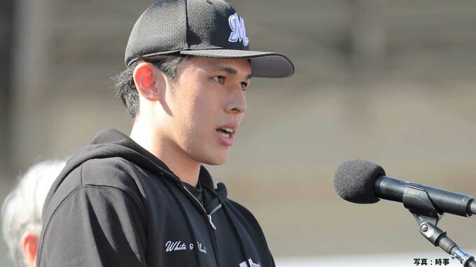 佐々木朗希「アメリカで頑張ってきます」ファンへ直接語る、メジャー挑戦表明後初の公の場　相棒・松川もエール|TBS NEWS DIG