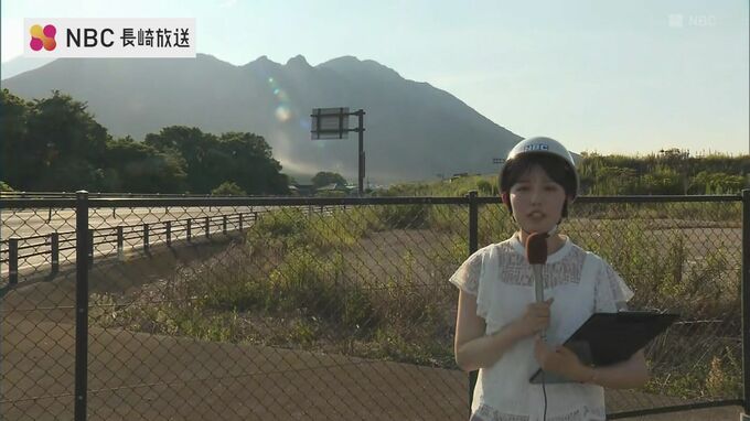【地震】島原市から中継　眉山の東側斜面が崩落 監視カメラで確認 けが人の情報なし|TBS NEWS DIG