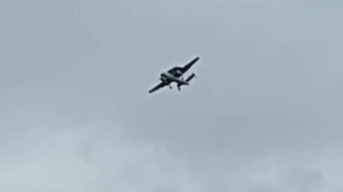 早期警戒機E2D　祝日のタッチアンドゴーは空母艦載機FCLP　アメリカ軍岩国基地　|　山口のニュース・天気・防災｜tys NEWS｜ｔｙｓテレビ山口