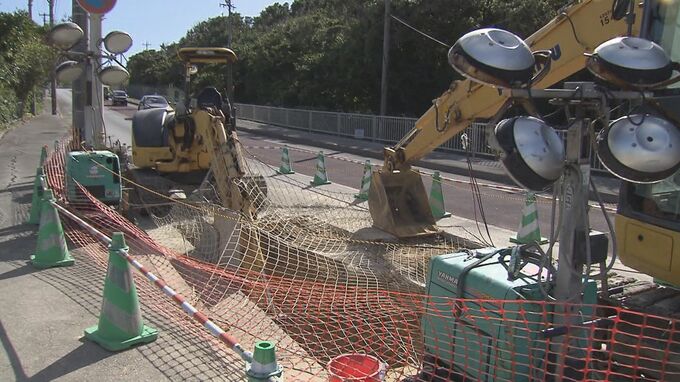 導水管の漏水工事で工業用水の供給が一時ストップも…不具合により工事中断　再開後に供給止める予定　|　沖縄のニュース｜RBC 琉球放送