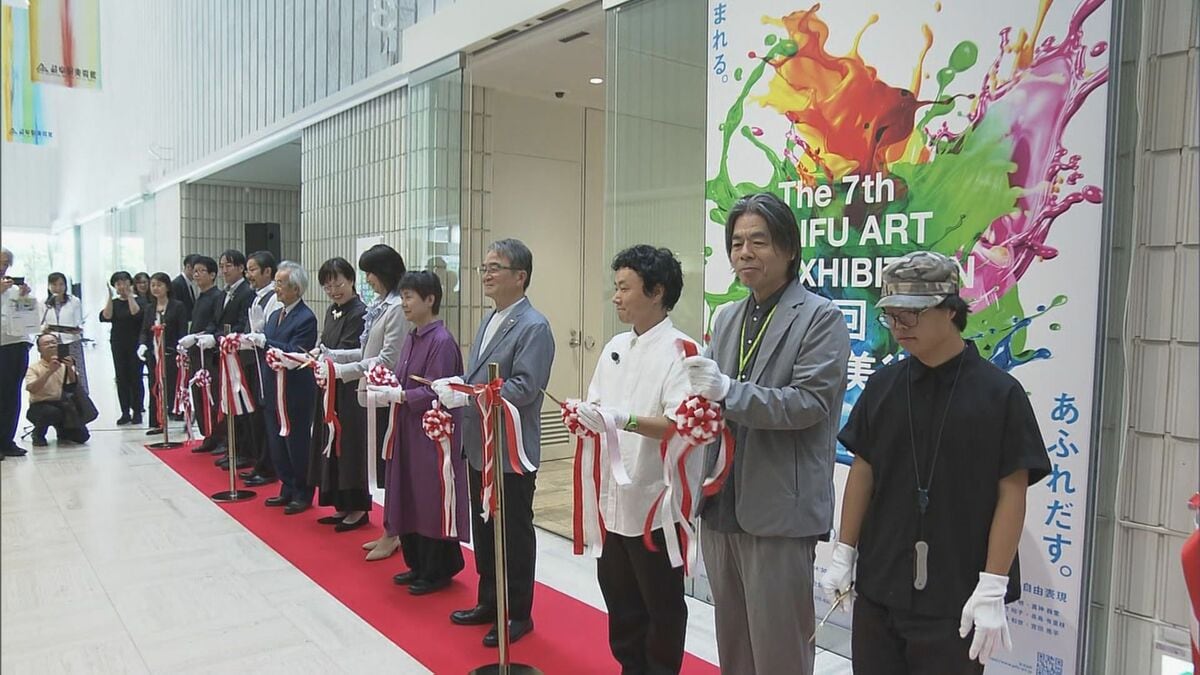 公募で選ばれた美術作品を展示「ぎふ美術展」岐阜県美術館で開幕