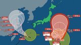 【復活のダブル台風の最新情報・午後2時半更新】復活した台風8号は沖縄本島へ最接近 その後は大陸方面へ 大型で「強い勢力」の台風9号は発達しながらゆっくり北上か 今後の進路は?【雨風シミュレーション】|TBS NEWS DIG