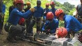 国立公園大山で夏山遭難救助訓練 今年は兵庫県警からも初参加 各地で今年一番の暑さに「気温が上がってくるので脱水が心配される」|TBS NEWS DIG