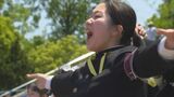 高校3年生の女子応援団長　マスク外して声のリミッター解放　入学以来ようやく　|　BSSニュース | BSS山陰放送