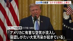 「アメリカが数十億ドルの損害」経済的損失を関税に上乗せへ　カナダ山火事の煙めぐりトランプ大統領が表明| TBS CROSS DIG with Bloomberg