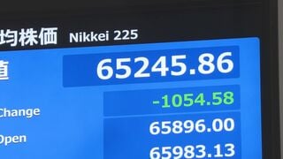 【速報】日経平均株価、一時1000円超値下がり　前日までの株高受けて半導体関連などで利益確定売り| TBS CROSS DIG with Bloomberg