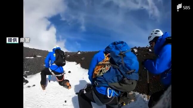 「罰則制度を県に要請したい」閉山期間中の富士山で遭難相次ぐ...地元・富士宮市長が事故を未然に防ぐ仕組み作りの必要性訴える 警察は救助映像公開して呼び掛け=静岡|TBS NEWS DIG