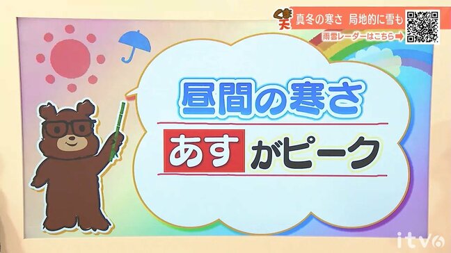 22日（木）はさらに昼間の寒さ強まる 山地中心に雪の可能性 愛媛|TBS NEWS DIG