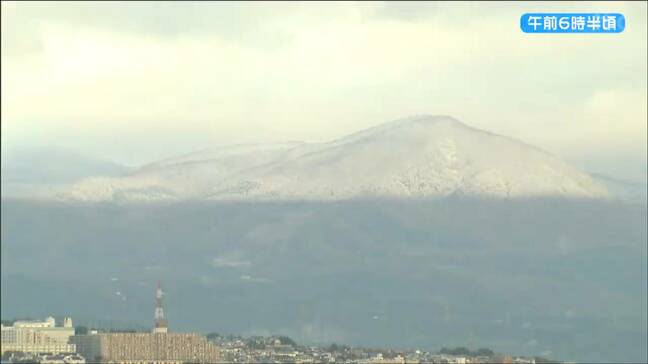 仙台の泉ヶ岳では初冠雪「高気圧に覆われて晴れや曇り。寒気の影響で11月下旬並みの寒さに」tbc気象台 8日|TBS NEWS DIG