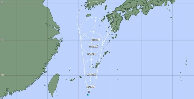 【台風のたまご】沖縄の南海上をゆっくりした速さで北北東へ　今後12時間以内に台風に発達する見込み　【雨と風のシミュレーション】|TBS NEWS DIG