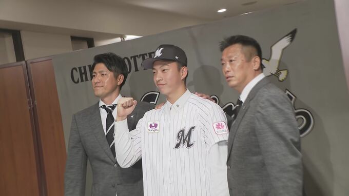 「真っ直ぐで勝負できる投手に」ロッテ育成1位指名の星稜・武内投手 契約　|　石川県のニュース｜MRO北陸放送