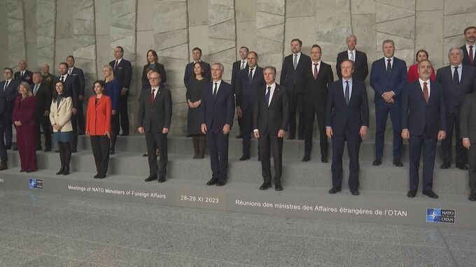 NATOストルテンベルグ事務総長　“ウクライナ侵攻とガザの紛争　全く異なる”