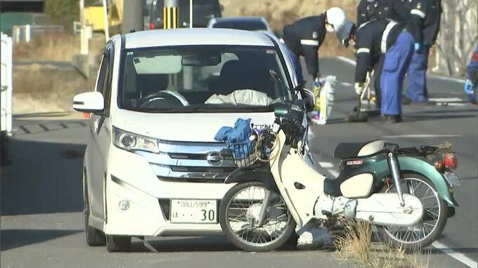 軽乗用車と原付バイクが出合い頭に衝突　男性(47)が死亡【岡山市】|TBS NEWS DIG