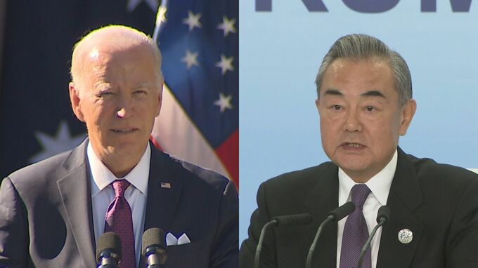 バイデン大統領　中国・王毅外相と会談　米中、来月首脳会談へ詰めの調整