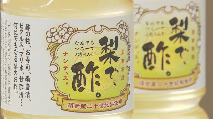 規格外ナシ使った酢“調味料選手権で最優秀賞”甘みとまろやかな酸味が特徴|TBS NEWS DIG