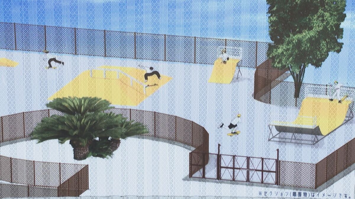 大分市中心部の「若草公園」は芝生化　「大手公園」はスケボー専用施設に　今春以降、利用開始へ