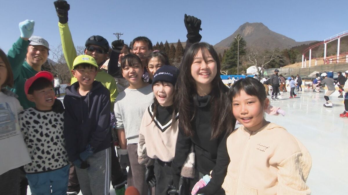春の陽気に誘われて…観光地に活気　スケートリンク最終日に長蛇の列　大分