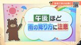 24日（水）は午後ほど雨の降り方に注意　激しい雨となる所も　愛媛|TBS NEWS DIG
