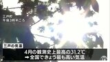青森で史上最速の真夏日 三戸は全国最高気温の31・2℃観測 | 青森のニュース│ATV NEWS│青森テレビ