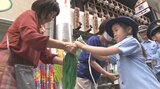 事故の根(コーン)絶を 幼稚園児がスイートコーンを配って交通安全を呼びかけ 大分 | 大分のニュース|OBS NEWS|大分放送