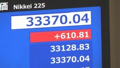 【速報】日経平均一時600円高　円安で自動車株が好調| TBS CROSS DIG with Bloomberg