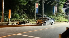 相模原市緑区でオートバイと乗用車の事故 オートバイの男性運転手が死亡 乗用車の運転手が車を残して現場から逃走 ひき逃げ事件として行方追う 神奈川県警|TBS NEWS DIG